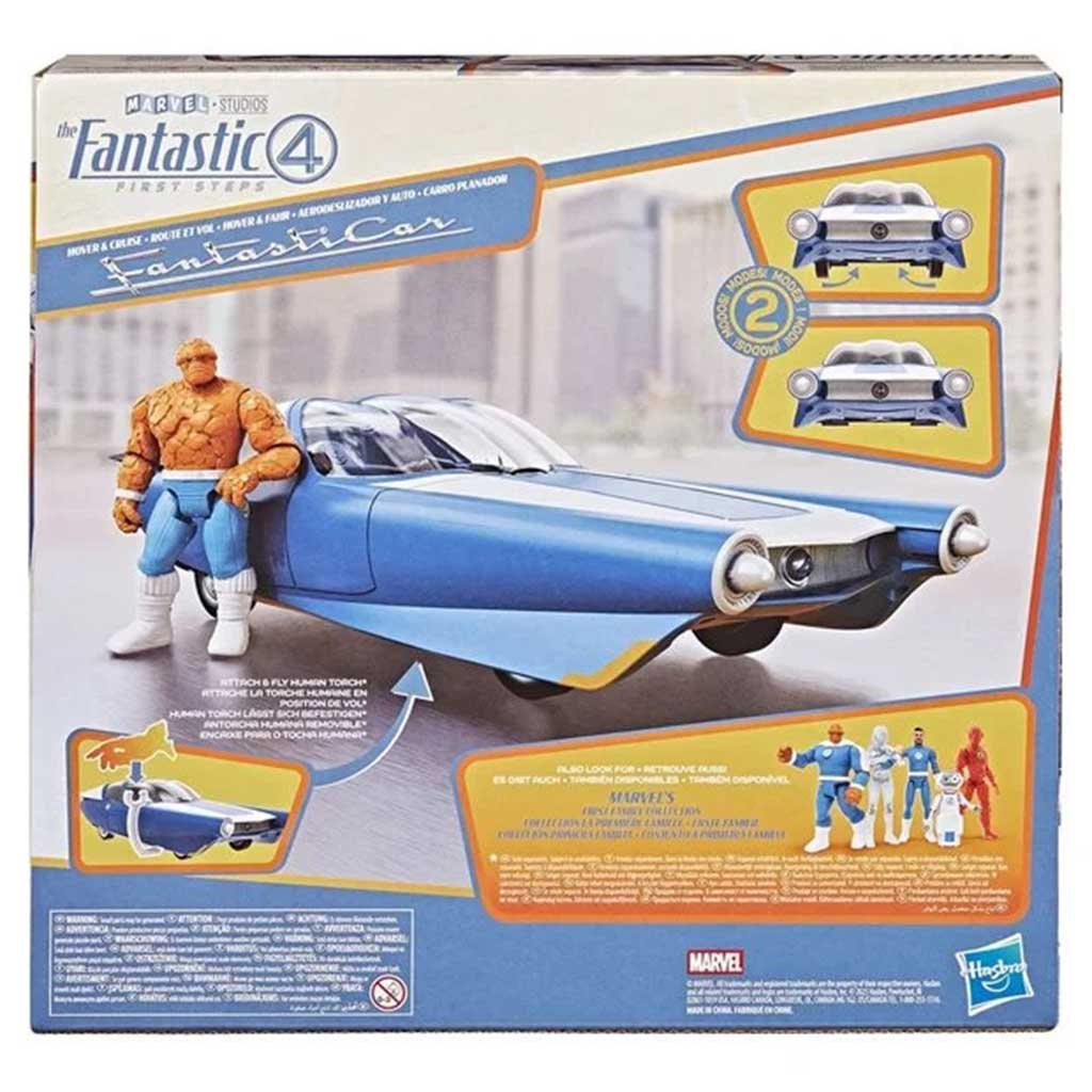 imagen de Marvel Los Cuatro Fantásticos Epic World of Action Fantasticar Flotante y Navegante - Hasbro 4