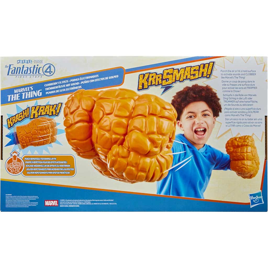 imagen de Marvel Los Puños de La Cosa con Efectos de Sonido - Hasbro 3