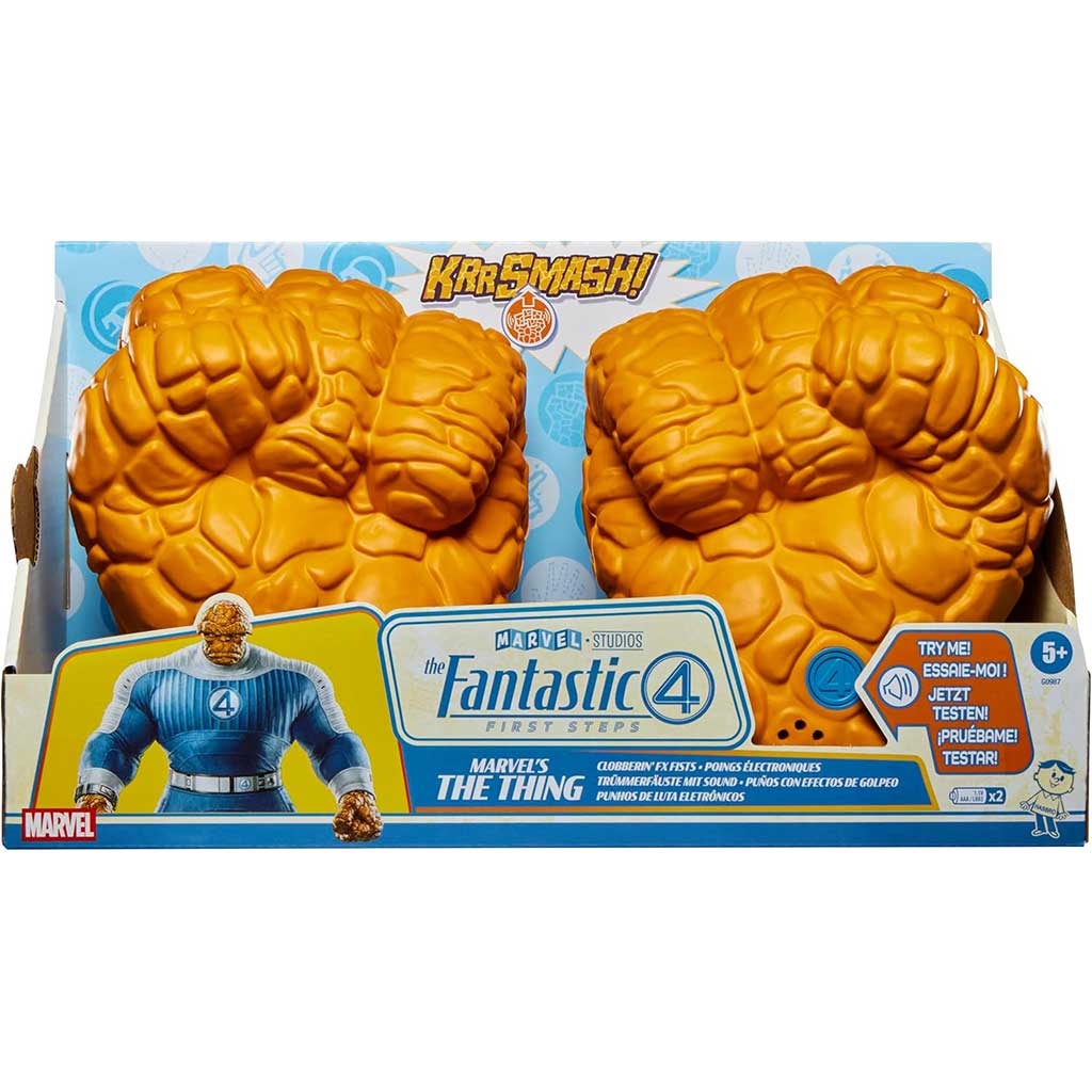 imagen de Marvel Los Puños de La Cosa con Efectos de Sonido - Hasbro 1