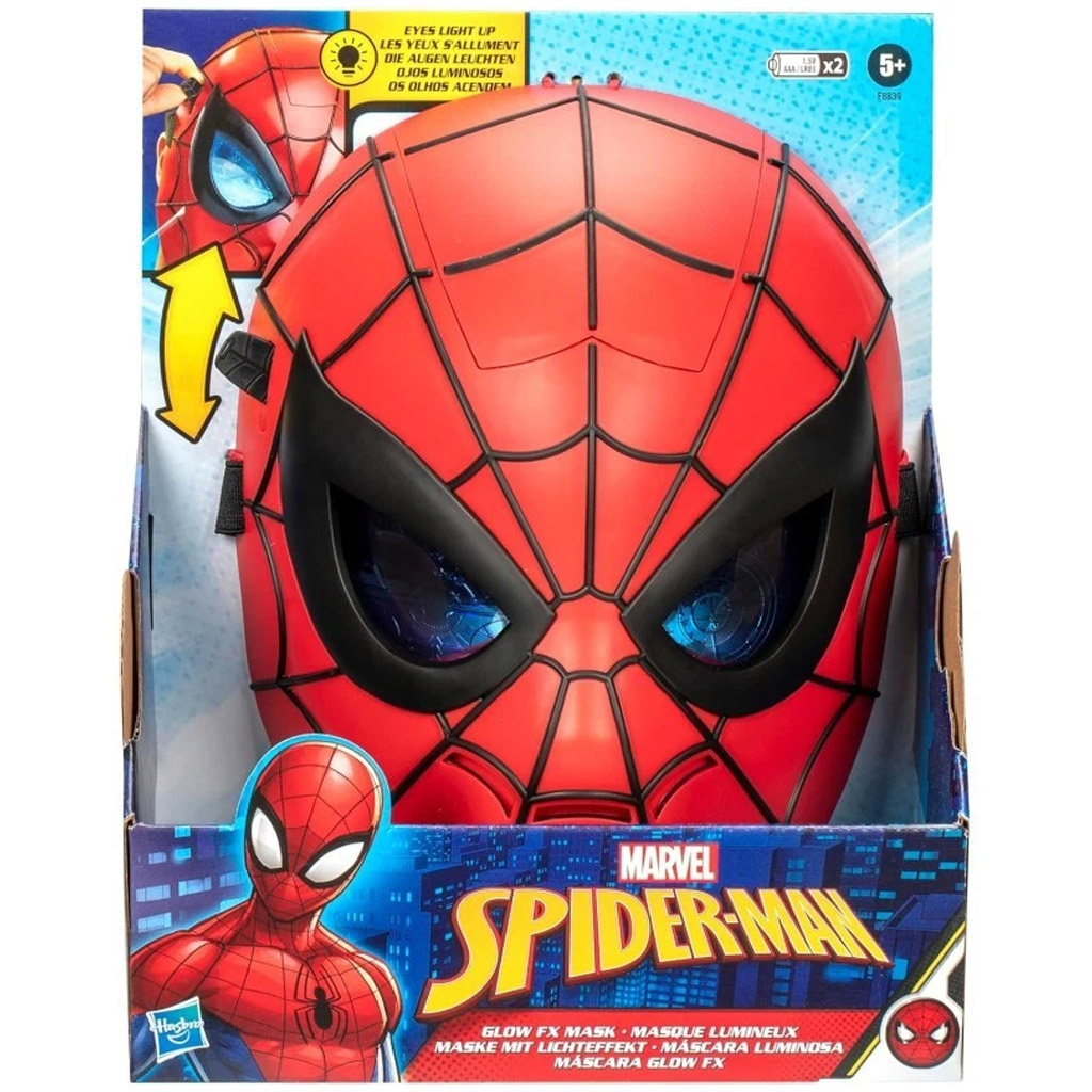imagen de Marvel: Máscara iluminada de Spider-Man - Hasbro 1