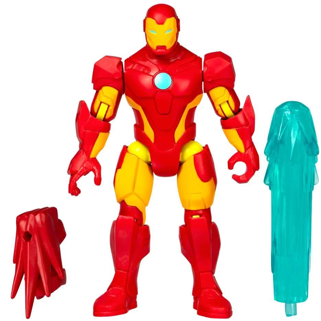 imagen de Marvel Mix Mashers: Figura de Iron Man de los Vengadores con accesorios - Hasbro 2