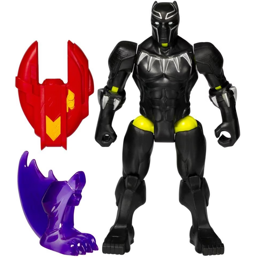 imagen de Marvel Mix Mashers: Figura de Pantera Negra de los Vengadores con accesorios - Hasbro 2