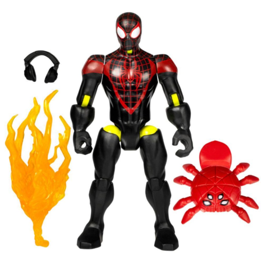 imagen de Marvel Mix Mashers: Figura de Spider-Man Miles Morales con accesorios - Hasbro 2