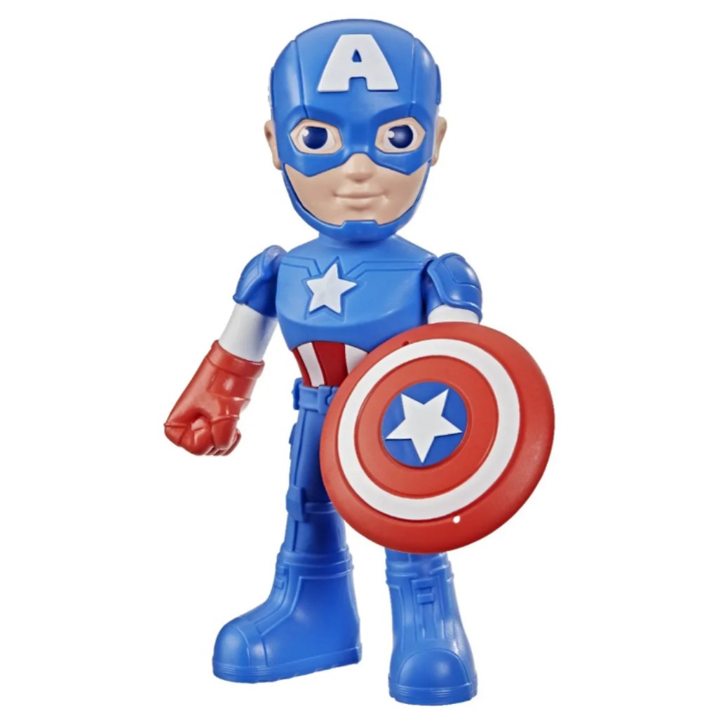 imagen de Marvel Póki y sus maravillosos amigos figura de Capitán América Supersized - Hasbro 2