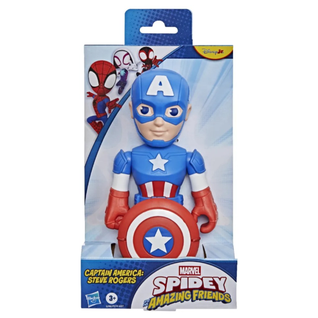 imagen de Marvel Póki y sus maravillosos amigos figura de Capitán América Supersized - Hasbro 1