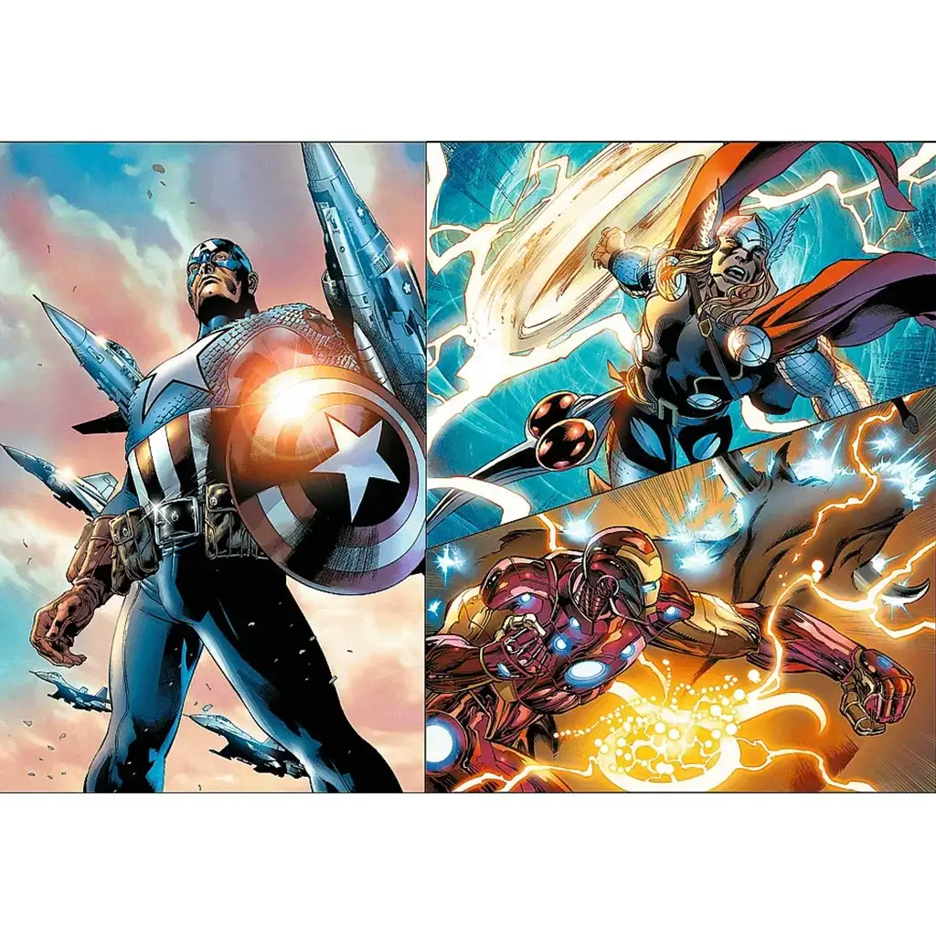 imagen de Marvel: Puzzle de 4x250 piezas de los Vengadores - Trefl 4