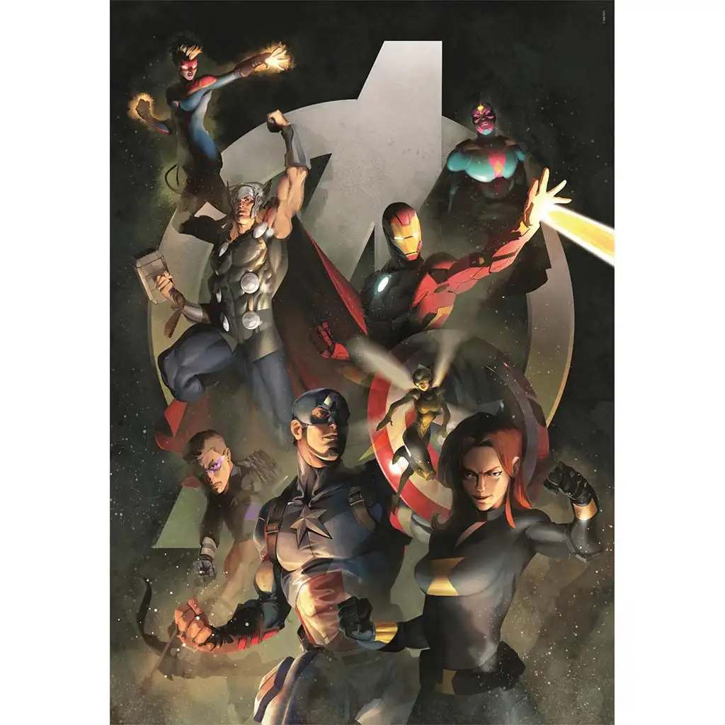 imagen de Marvel: Rompecabezas compacto de 1000 piezas de Los Vengadores 70x50cm - Clementoni 2