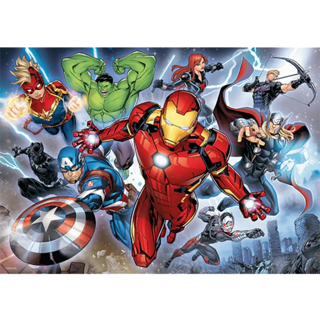 imagen de Marvel: Rompecabezas de 200 piezas de Los Vengadores - Trefl 2