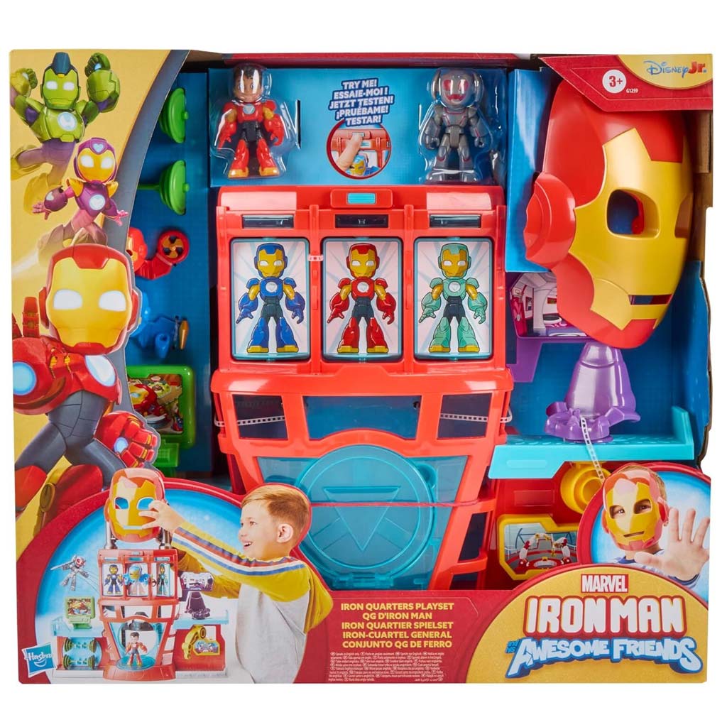 imagen de Marvel: Sede de Iron Man con figuras - Hasbro 1