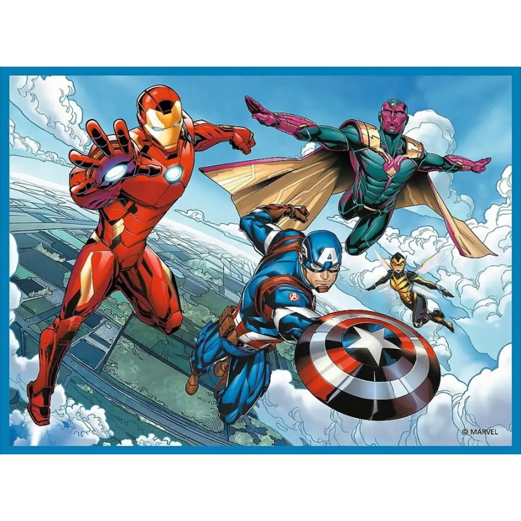 imagen de Marvel: Set de rompecabezas y tarjetas de memoria 2 en 1 - Trefl 2