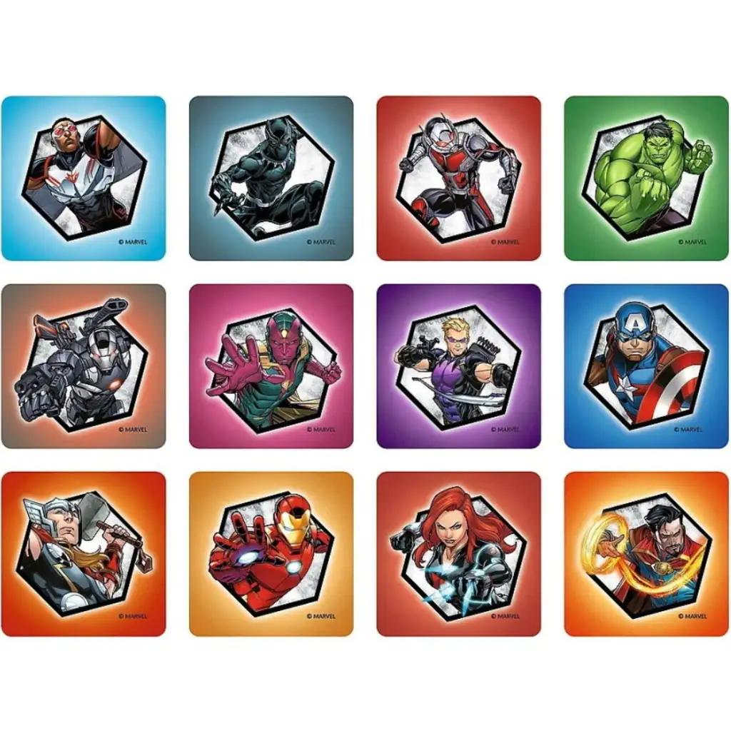 imagen de Marvel: Set de rompecabezas y tarjetas de memoria 2 en 1 - Trefl 4