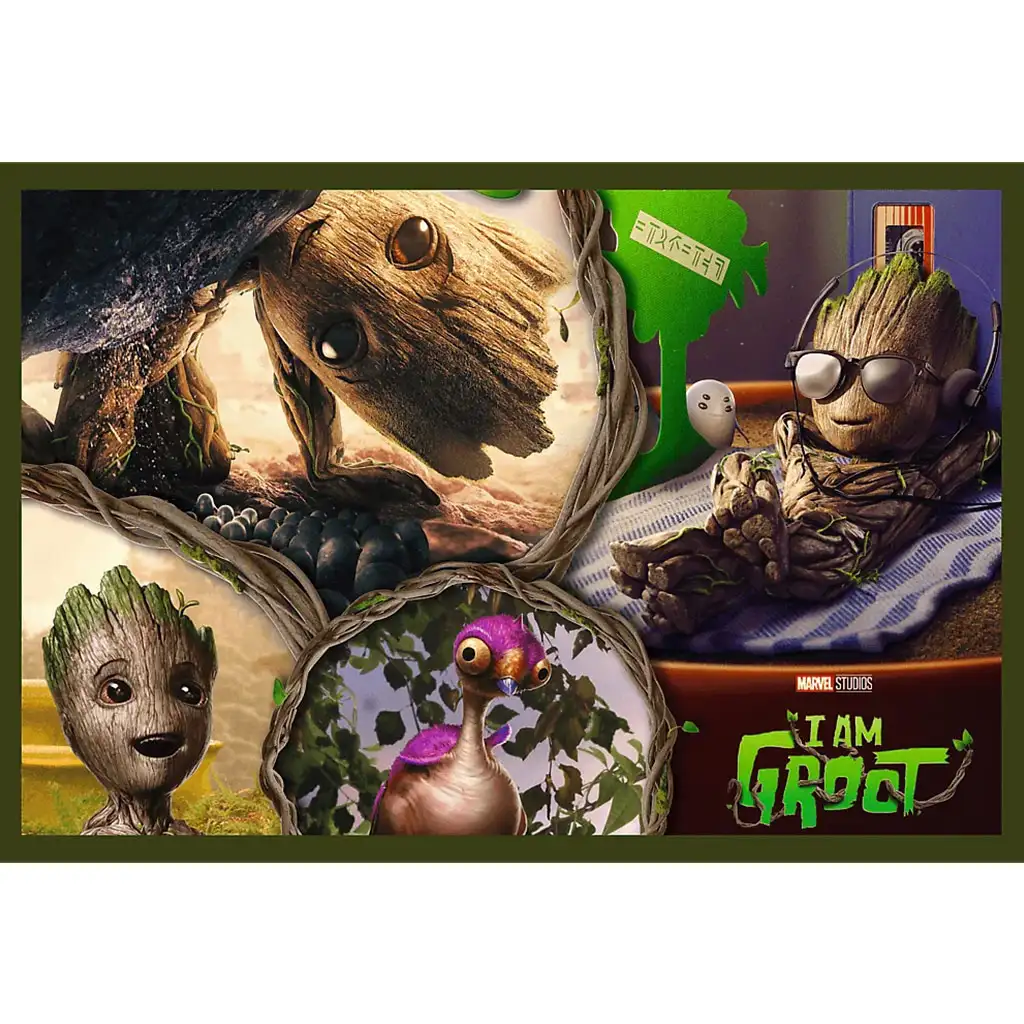 imagen de Marvel: Soy Groot 2x200 piezas puzzle - Trefl 2