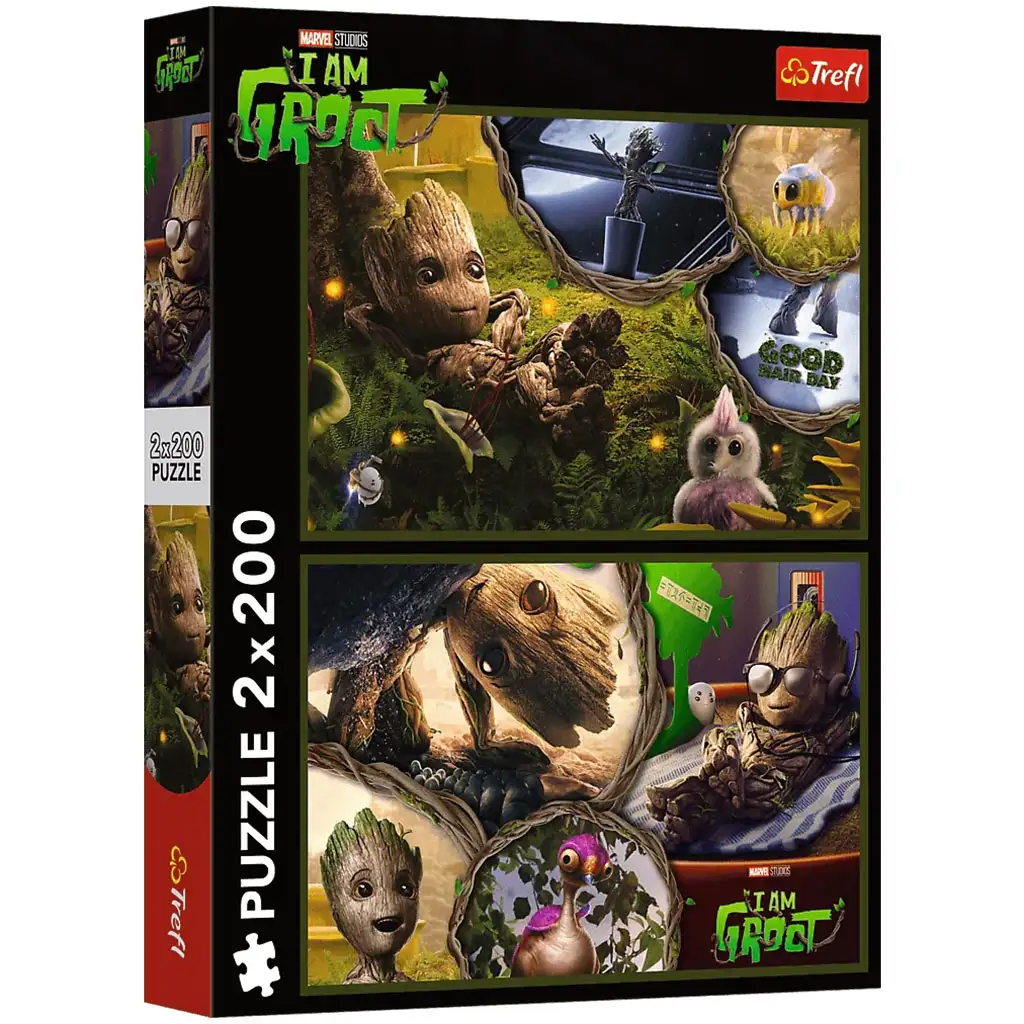 imagen de Marvel: Soy Groot 2x200 piezas puzzle - Trefl 1