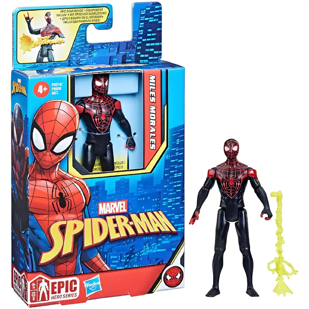 imagen de Marvel: Spider-Man - Figura de acción de Miles Morales 10 cm - Hasbro 1