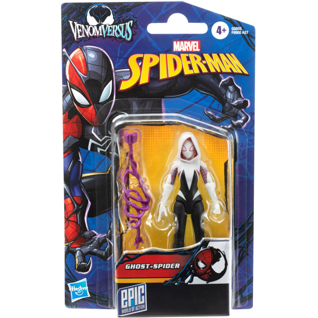 imagen de Marvel: Spider-Man - Figura de acción Ghost Spider 10cm - Hasbro 1