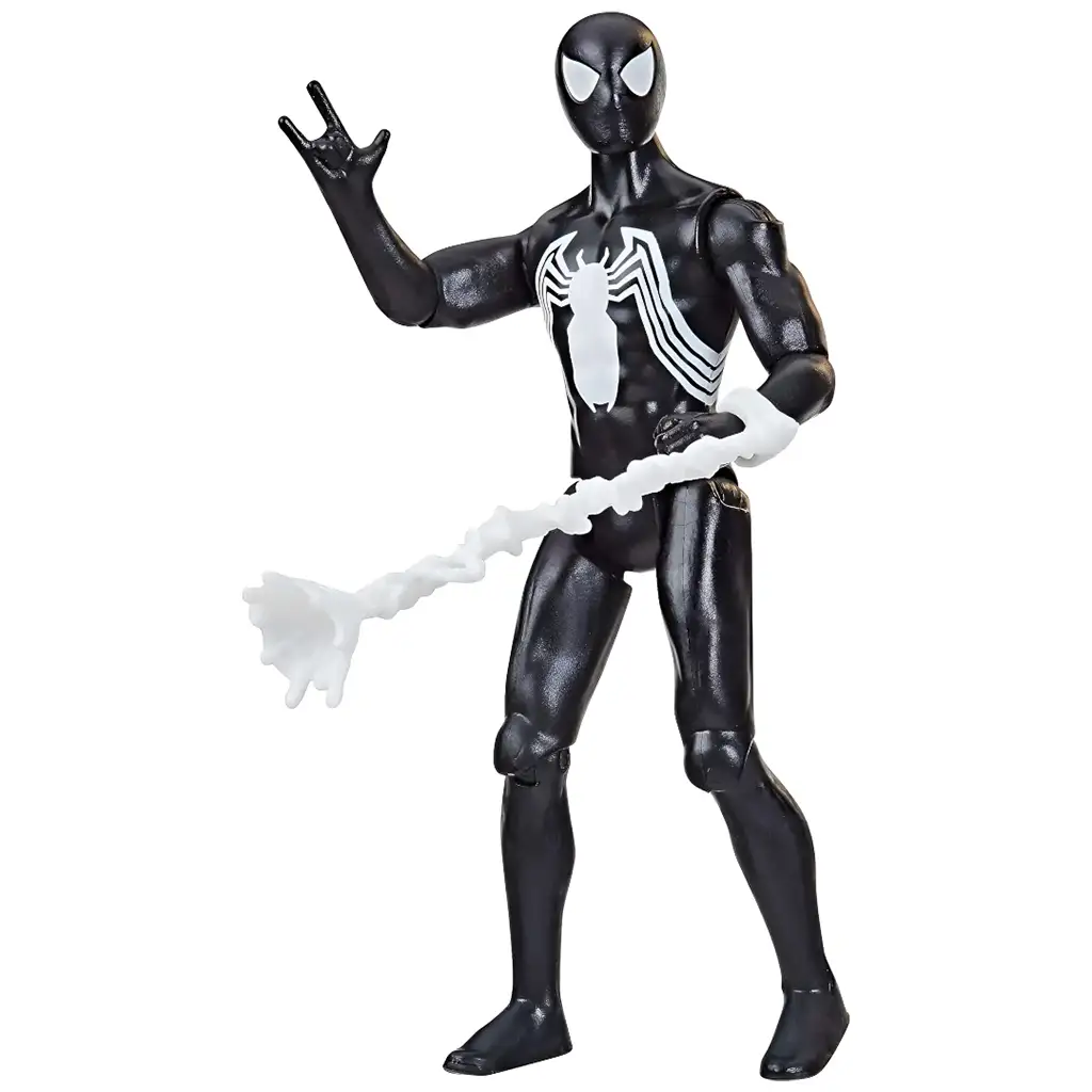 imagen de Marvel: Spider-Man - Traje de Simbiótico Hombre Araña Negro figura de acción 10 cm - Hasbro 2