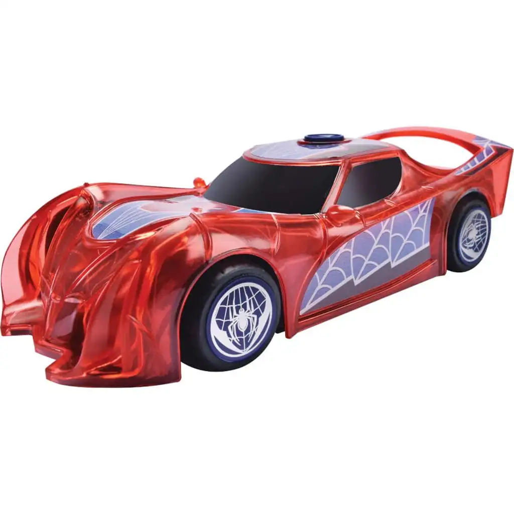 imagen de Marvel: Vehículo de personaje de Spider-Man Light Hero con efectos de luz y sonido - Jada Toys 2