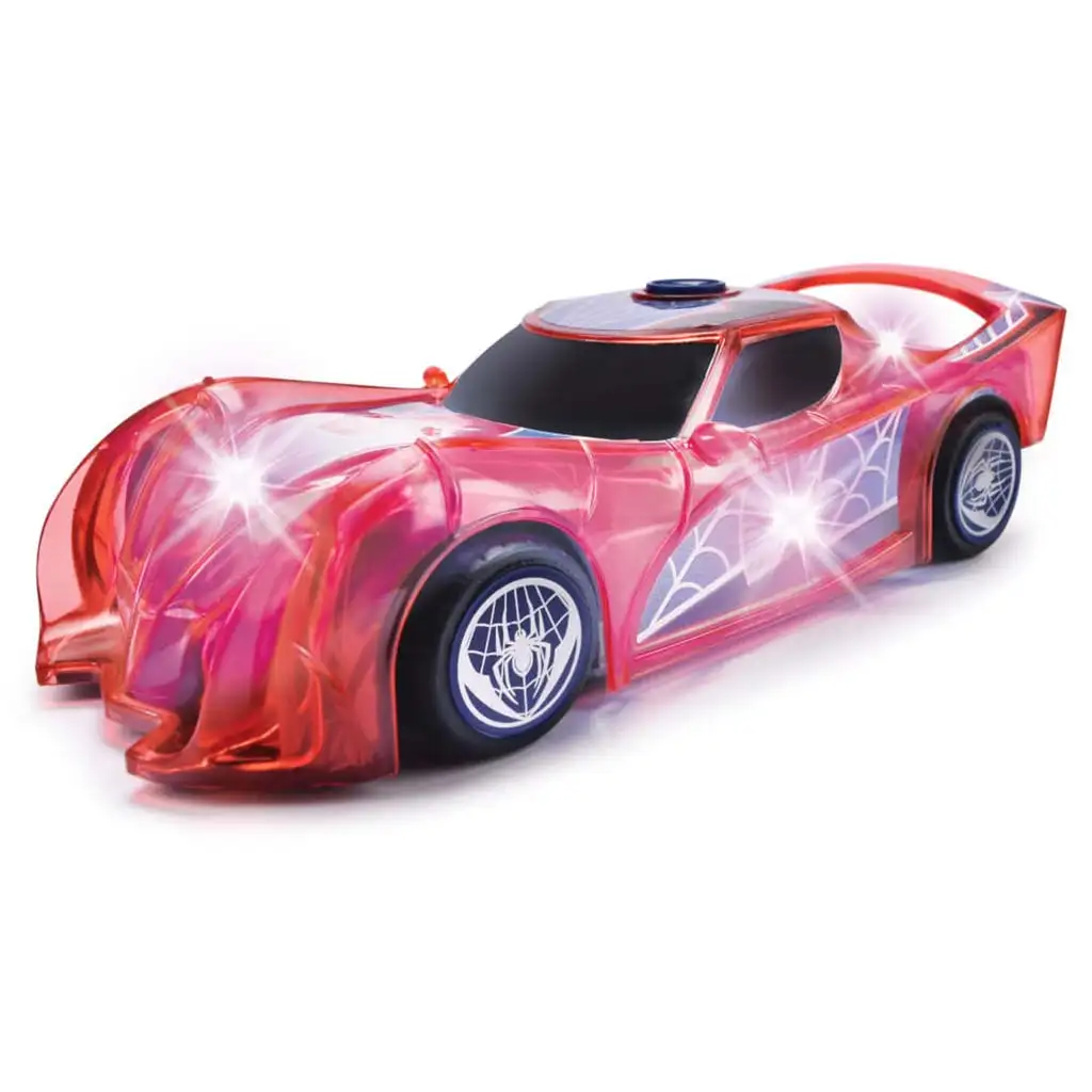 imagen de Marvel: Vehículo de personaje de Spider-Man Light Hero con efectos de luz y sonido - Jada Toys 3