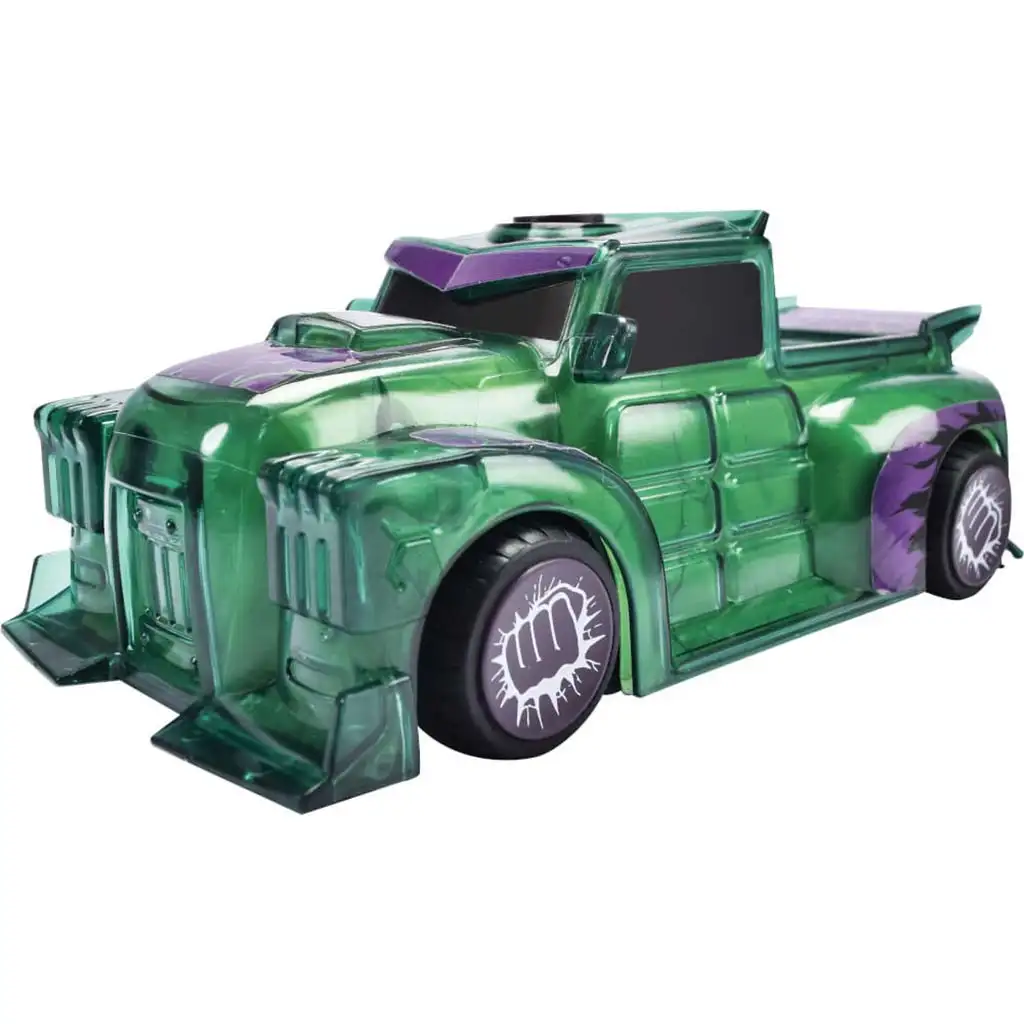 imagen de Marvel: Vehículo de personaje Light Hero Hulk con efectos de luz y sonido - Jada Toys 2