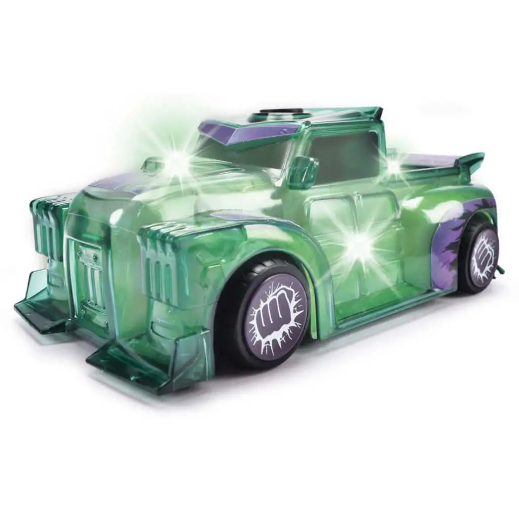 imagen de Marvel: Vehículo de personaje Light Hero Hulk con efectos de luz y sonido - Jada Toys 3