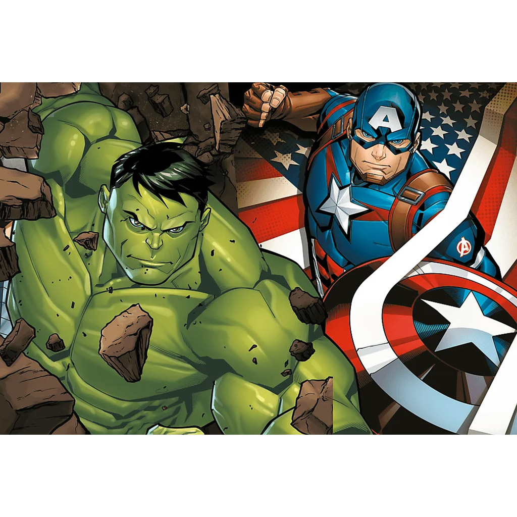 imagen de Marvel Vengadores el equipo 24 piezas Maxi puzzle - Trefl 2