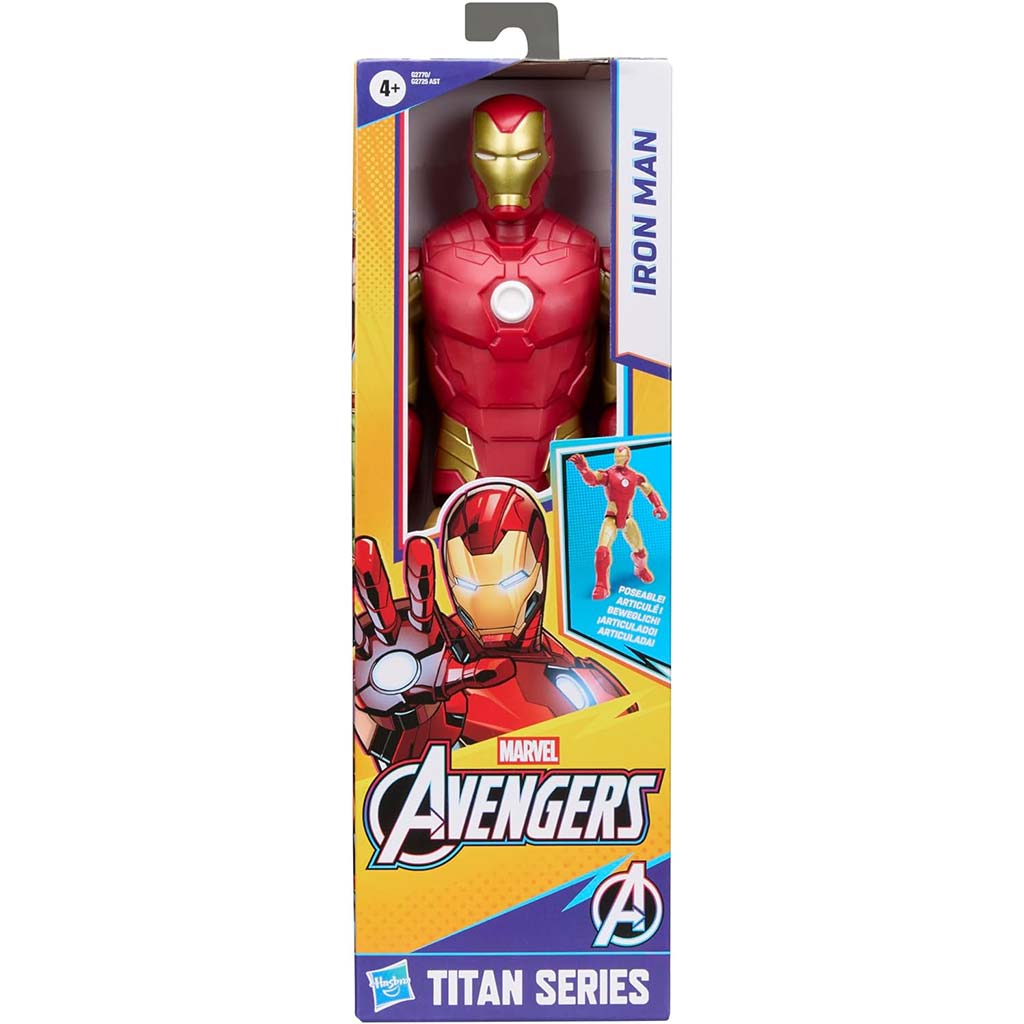 imagen de Marvel Vengadores: Figura de Iron Man de la Serie Titan de 30 cm - Hasbro 1