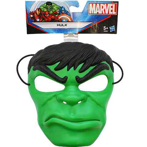 imagen de Máscara de Hulk con banda de goma - Hasbro 1