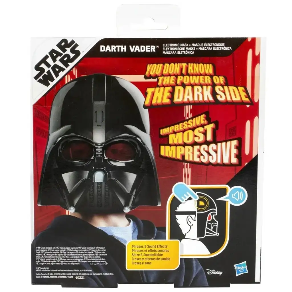 imagen de Máscara Electrónica de Darth Vader de Star Wars - Hasbro 3