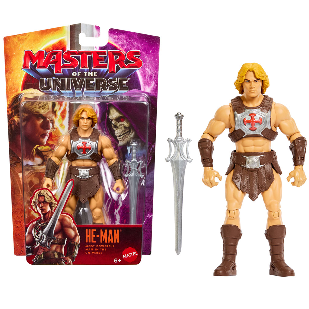 imagen de Masters of the Universe: Los defensores del universo figura de acción He-Man 14cm - Mattel 1