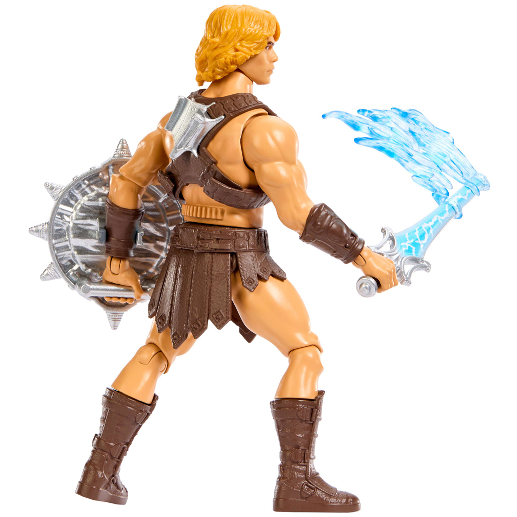 imagen de Masters of the Universe: Los defensores del universo figura de acción He-Man con espada Power Sword de 14cm - Mattel 3