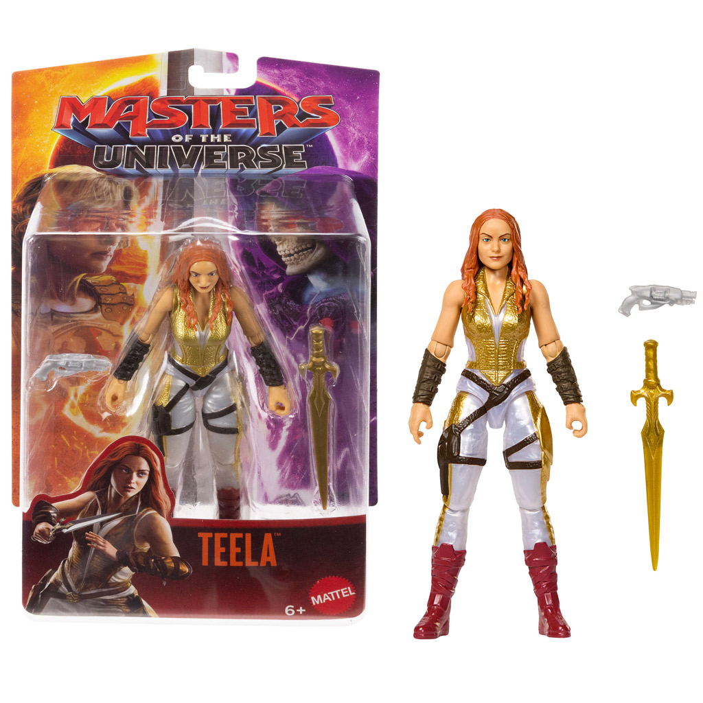 imagen de Masters of the Universe: Los defensores del universo figura de acción Teela con accesorios 14cm - Mattel 1