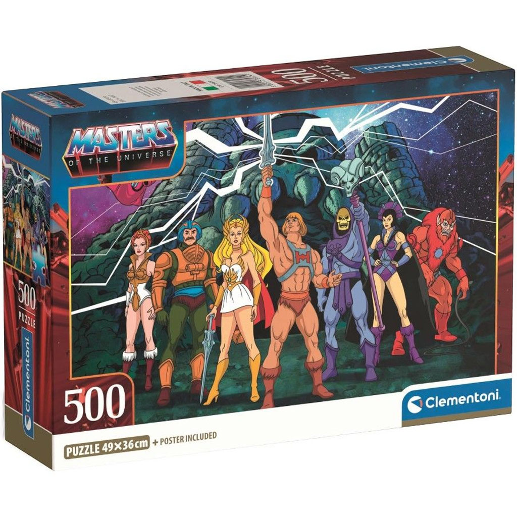 imagen de Masters of the Universe: Los defensores del universo rompecabezas compacto de 500 piezas - Clementoni 1