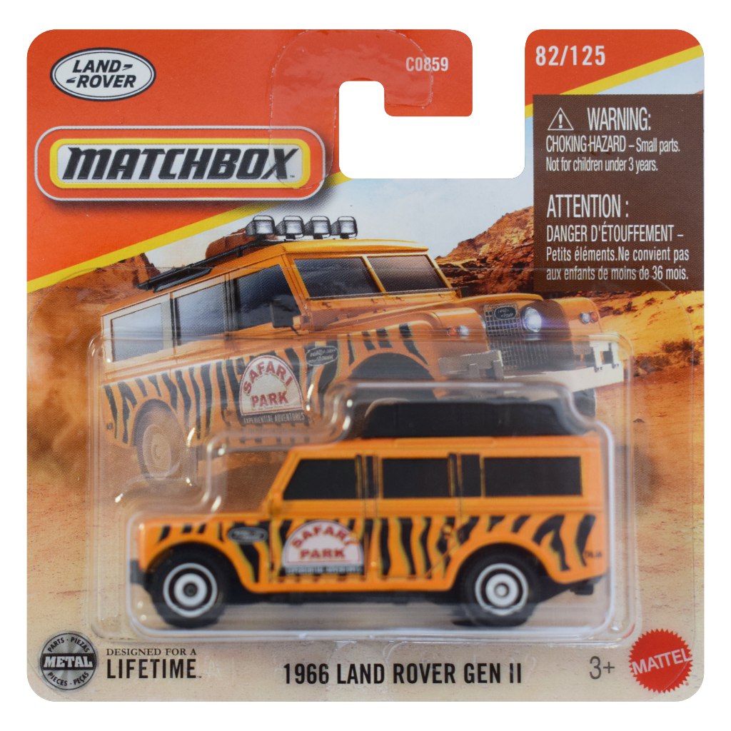 imagen de Matchbox: 1966 Land Rover Gen II coche pequeño 1/64 - Mattel 1