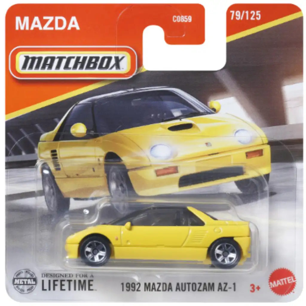 imagen de Matchbox: 1992 Mazda Autozam AZ-1 coche pequeño 1/64 – Mattel 1