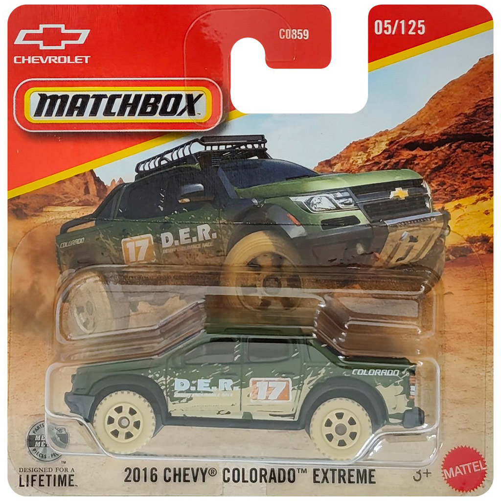 imagen de Matchbox: 2016 Chevrolet Colorado Xtreme coche pequeño 1/64 - Mattel 1