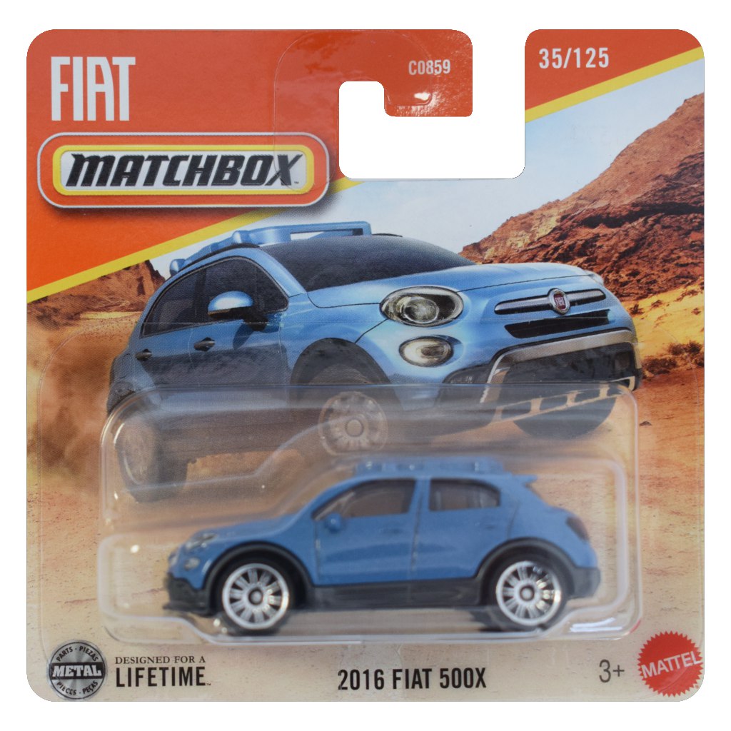 imagen de Matchbox: 2016 Fiat 500X coche pequeño 1/64 - Mattel 1