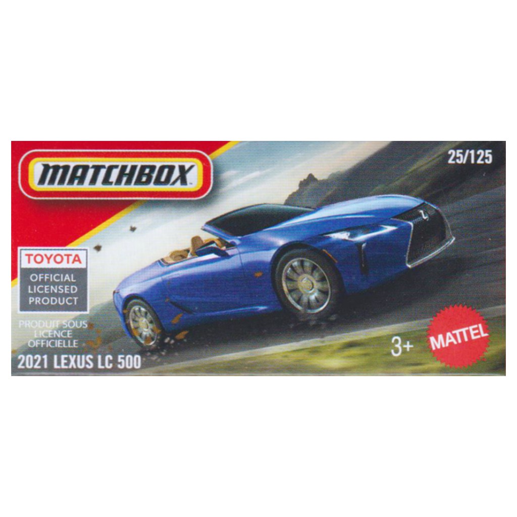 imagen de Matchbox 2021 Lexus LC 500 coche pequeño 1/64 – Mattel 1