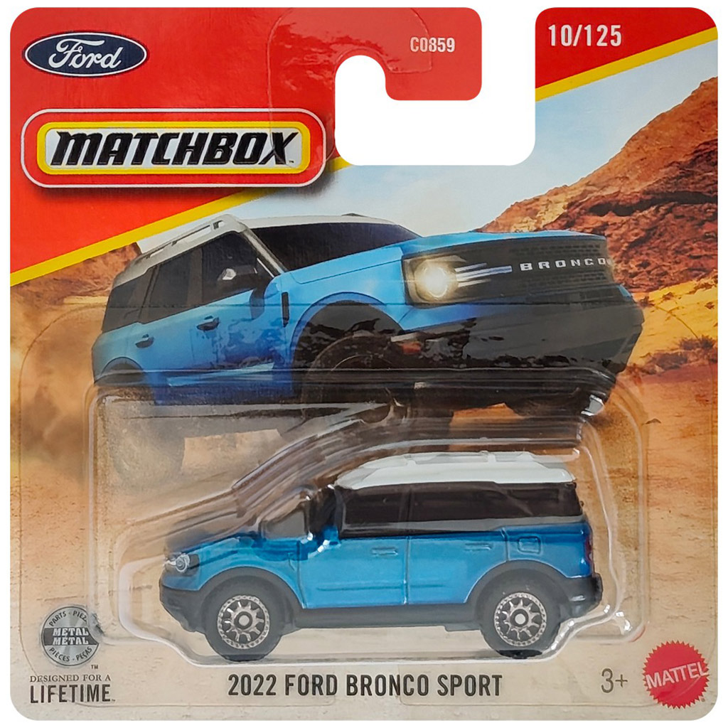 imagen de Matchbox: 2022 Ford Bronco Sport coche pequeño 1/64 - Mattel 1