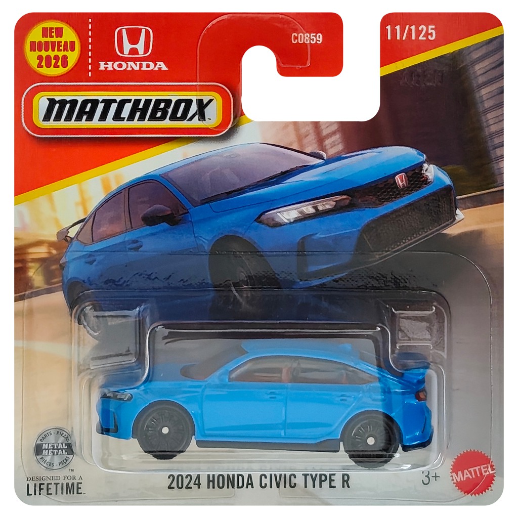 imagen de Matchbox: 2024 Honda Civic Type R coche pequeño 1/64 - Mattel 1