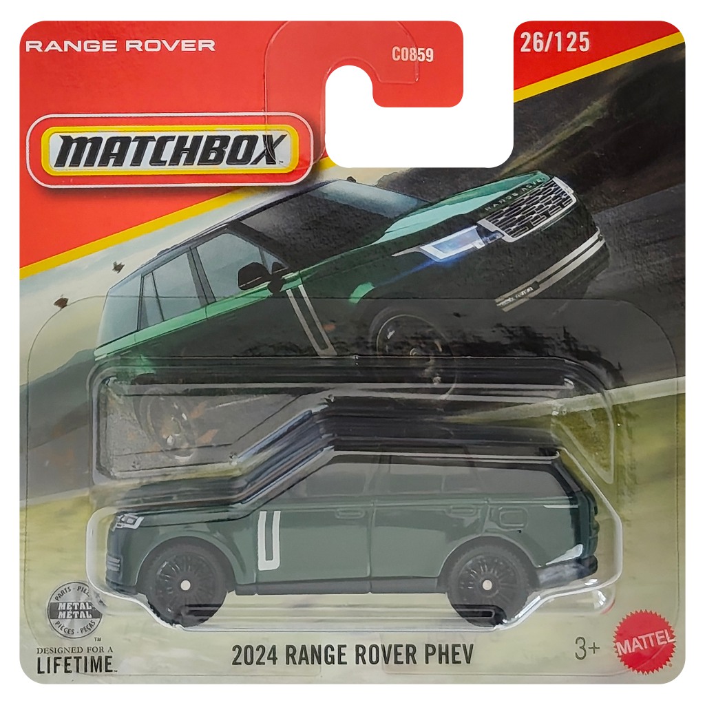 imagen de Matchbox: 2024 Range Rover PHEV coche pequeño verde 1/64 - Mattel 1