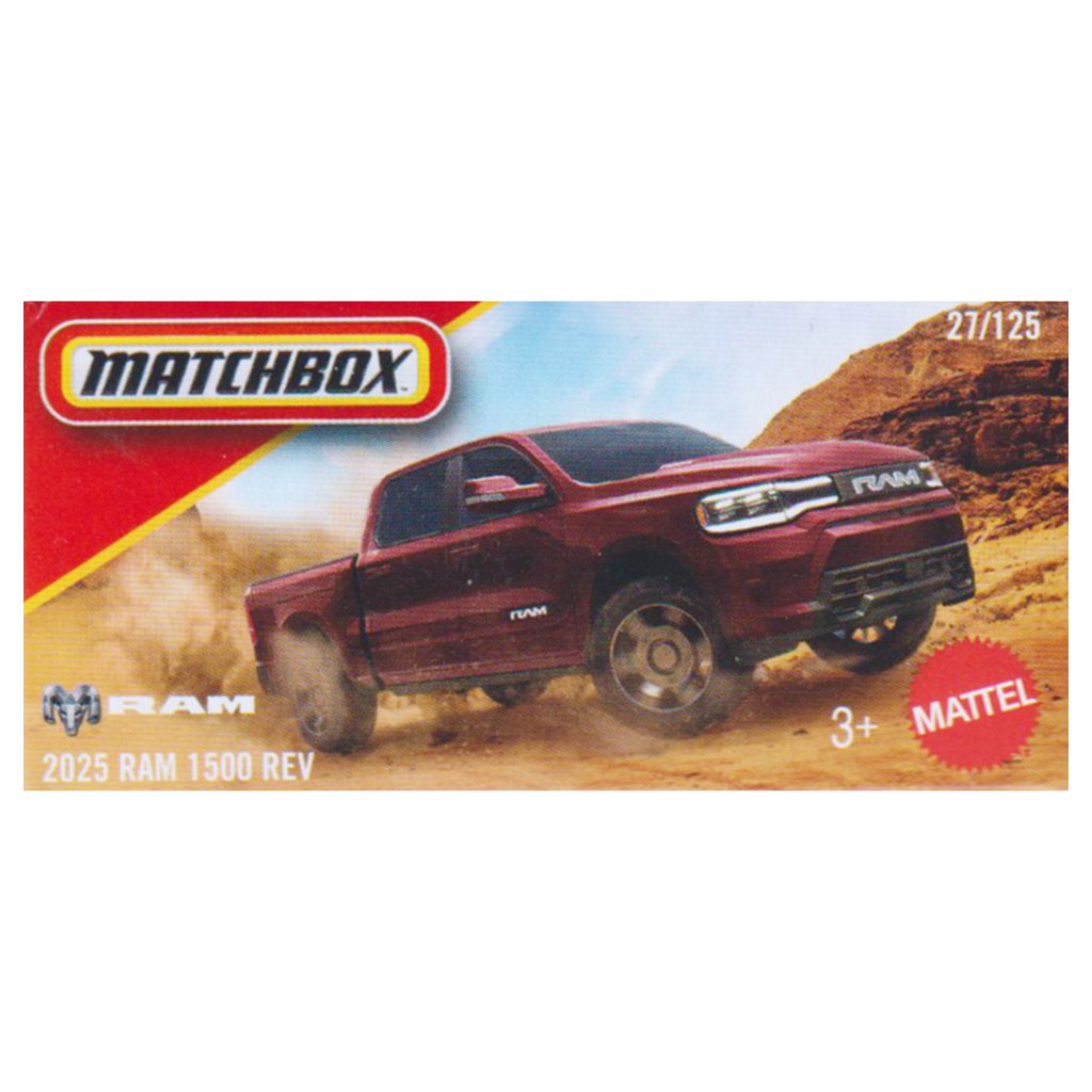 imagen de Matchbox 2025 RAM 1500 REV cochecito 1/64 – Mattel 1