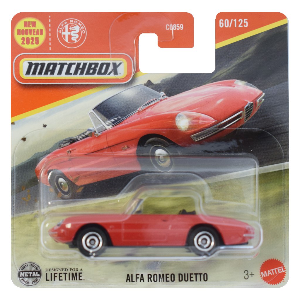 imagen de Matchbox: Alfa Romeo Duetto coche pequeño 1/64 - Mattel 1