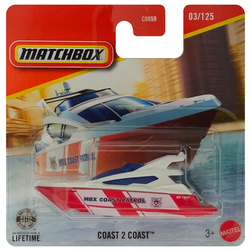 imagen de Matchbox: Barco de la Guardia Costera Coast 2 Coast 1/64 - Mattel 1