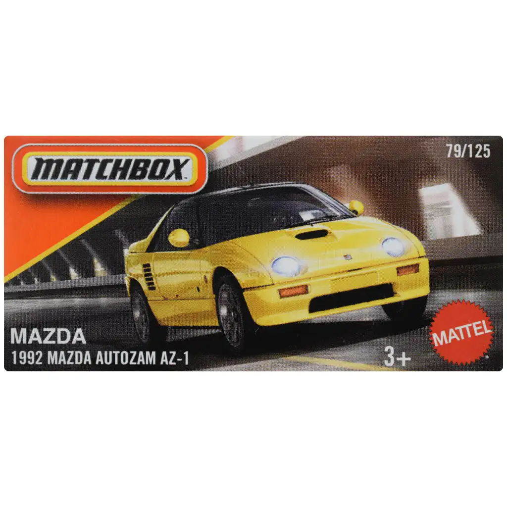 imagen de Matchbox: Caja de cartón 1992 Mazda Autozam AZ-1 coche pequeño 1/64 - Mattel 1