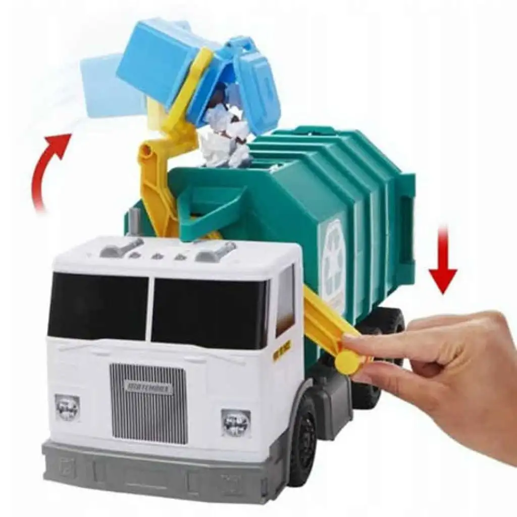imagen de Matchbox: Camión de recogida de residuos selectivos - Mattel 4