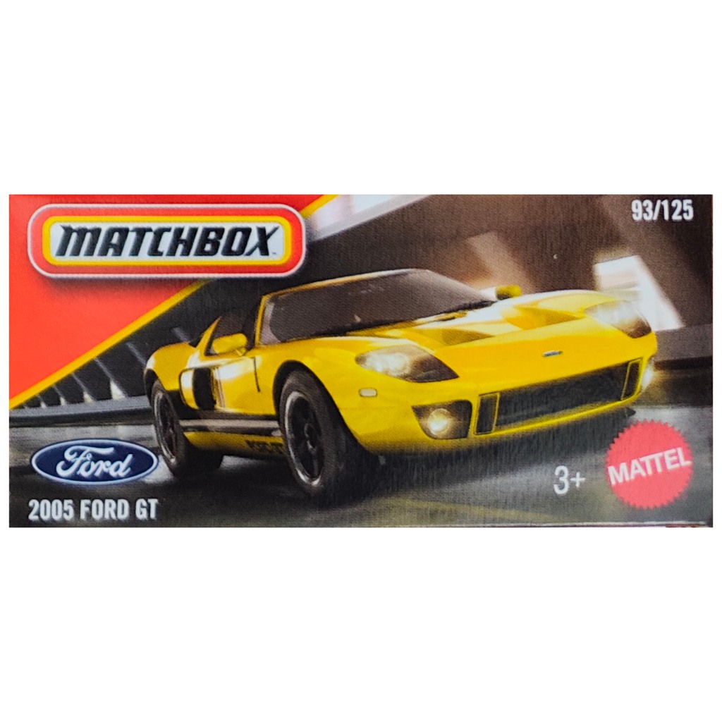 imagen de Matchbox: Coche pequeño Ford GT 2005 en caja de cartón 1/64 - Mattel 1