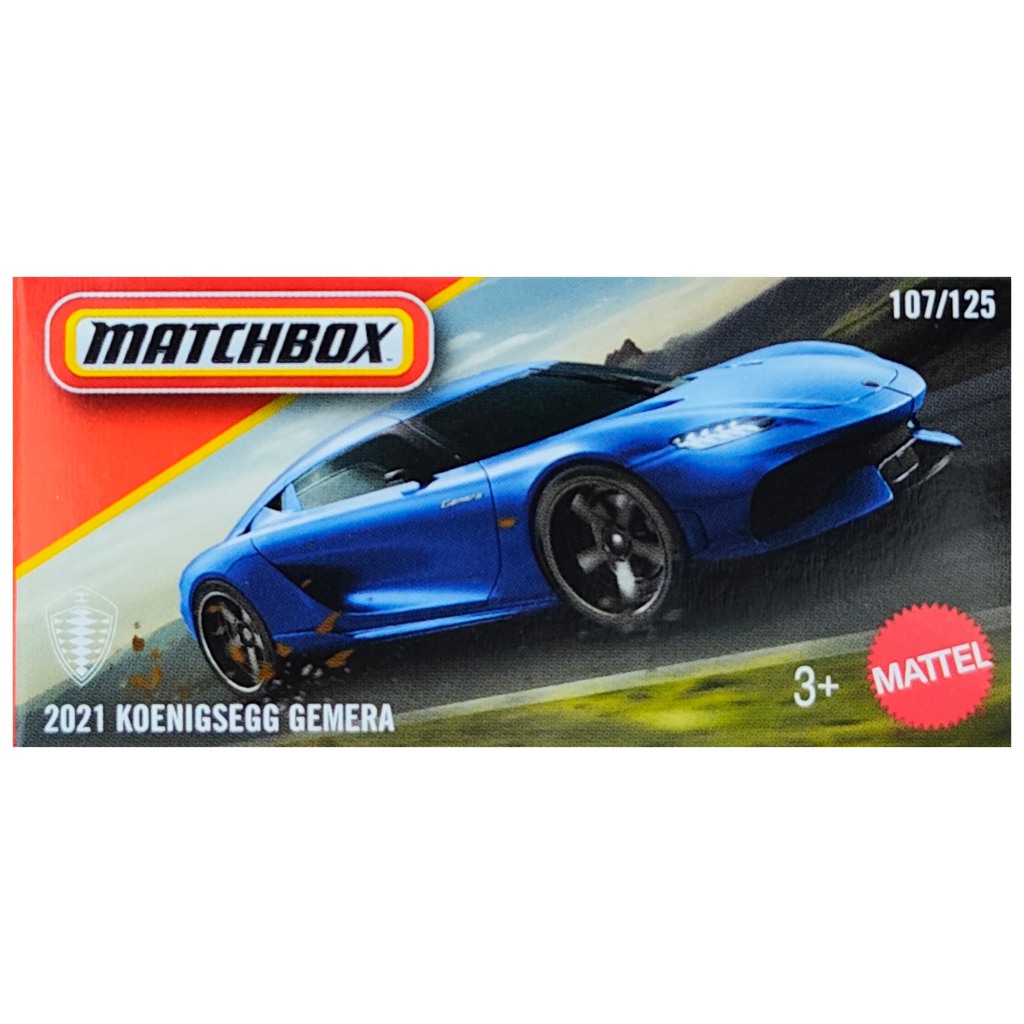 imagen de Matchbox: Coche pequeño Koenigsegg Gemera azul 1/64 - Mattel 1