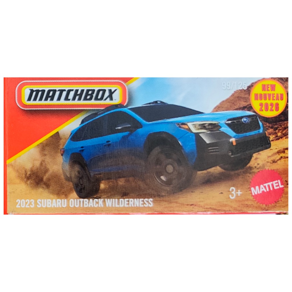 imagen de Matchbox: Coche pequeño Subaru Outback Wilderness 2023 en caja de cartón 1/64 - Mattel 1