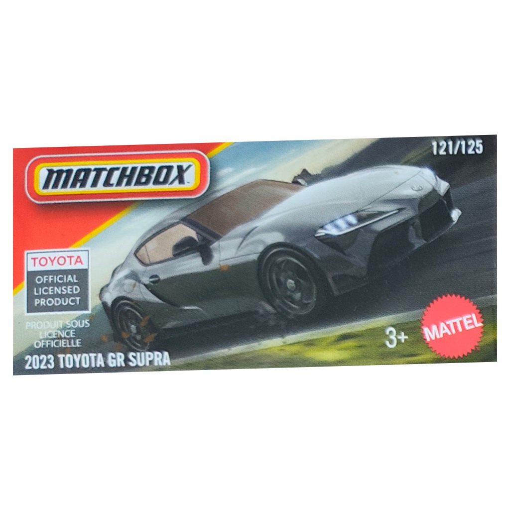 imagen de Matchbox: Coche pequeño Toyota GR Supra 2023 en caja de cartón 1/64 - Mattel 1