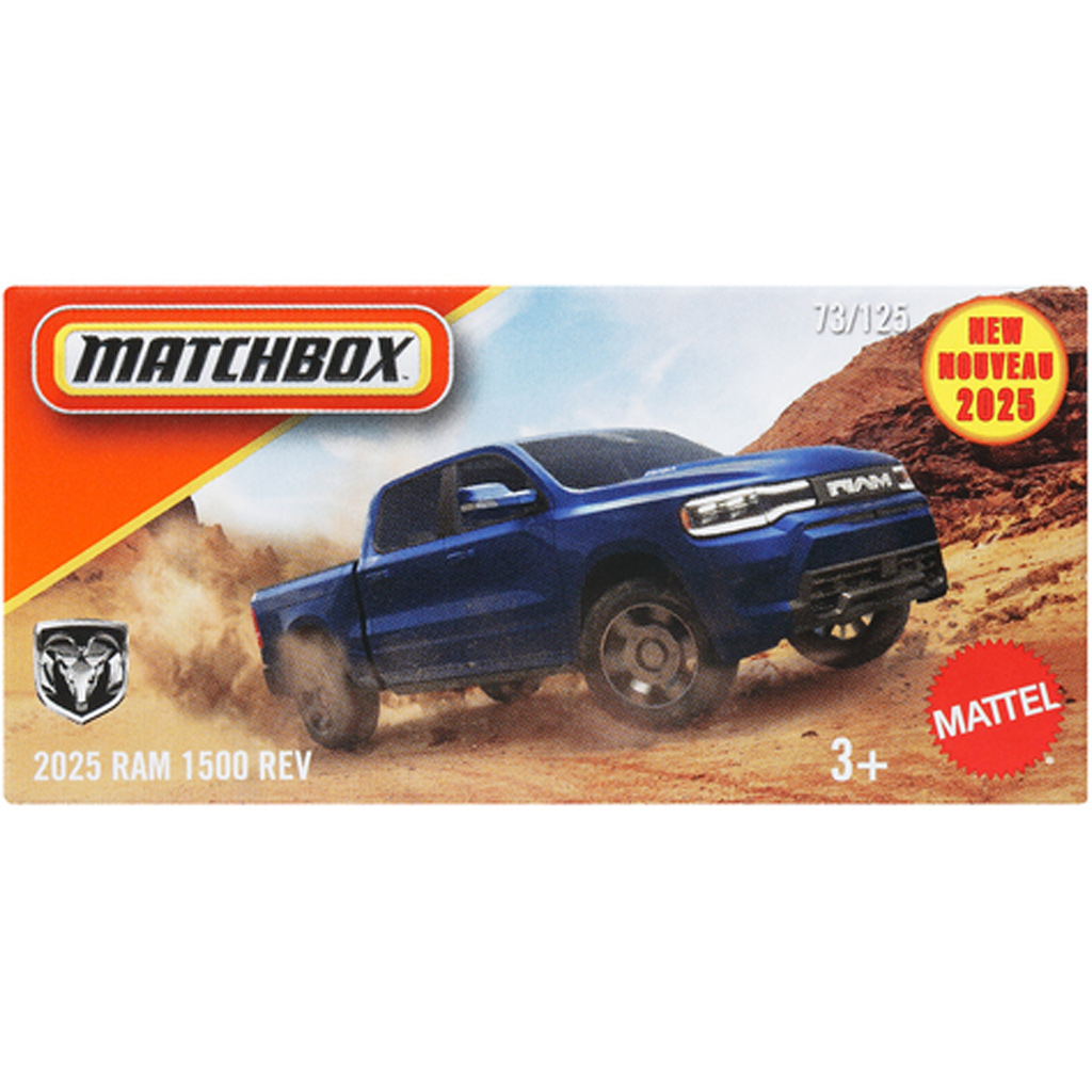 imagen de Matchbox: Cochecito 2025 Dodge RAM 1500 REV 1/64 - Mattel 1
